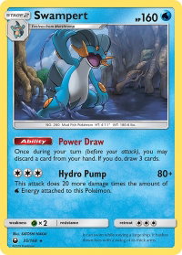 Swampert - SM - Celestial Storm (CES) #35/168 - Rare Pokémon Trading Card