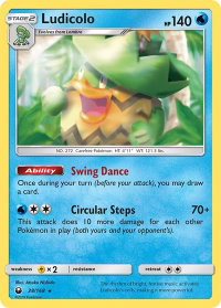Ludicolo - SM - Celestial Storm (CES) #38/168 - Holo Rare Pokémon Trading Card