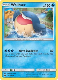 Wailmer - SM - Celestial Storm (CES) #39/168 - Common Pokémon Trading Card