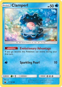 Clamperl - SM - Celestial Storm (CES) #41/168 - Common Pokémon Trading Card