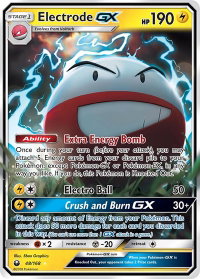 Electrode GX - SM - Celestial Storm (CES) #48/168 - Ultra Rare Pokémon Trading Card