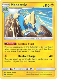 Manectric - SM - Celestial Storm (CES) #52/168 - Rare Pokémon Trading Card
