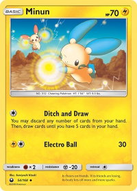 Minun - SM - Celestial Storm (CES) #54/168 - Uncommon Pokémon Trading Card