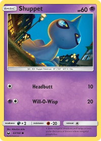 Shuppet (63) - SM - Celestial Storm (CES) #63/168 - Common Pokémon Trading Card
