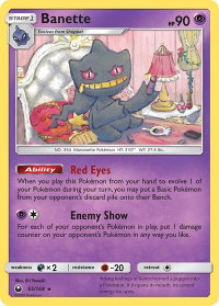Banette - SM - Celestial Storm (CES) #65/168 - Rare Pokémon Trading Card