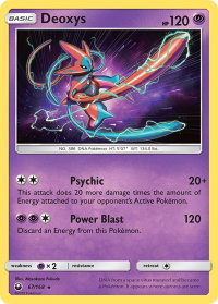 Deoxys (67) - SM - Celestial Storm (CES) #67/168 - Holo Rare Pokémon Trading Card