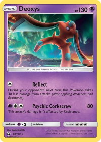 Deoxys (68) - SM - Celestial Storm (CES) #68/168 - Rare Pokémon Trading Card