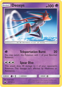 Deoxys (69) - SM - Celestial Storm (CES) #69/168 - Rare Pokémon Trading Card