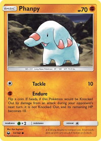 Phanpy - SM - Celestial Storm (CES) #72/168 - Common Pokémon Trading Card