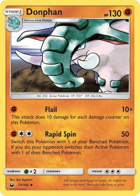 Donphan - SM - Celestial Storm (CES) #73/168 - Uncommon Pokémon Trading Card