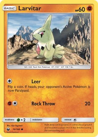 Larvitar - SM - Celestial Storm (CES) #74/168 - Common Pokémon Trading Card