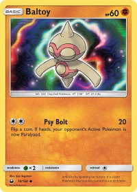 Baltoy - SM - Celestial Storm (CES) #78/168 - Common Pokémon Trading Card