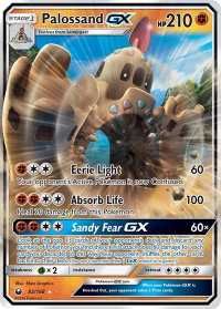 Palossand GX - SM - Celestial Storm (CES) #82/168 - Ultra Rare Pokémon Trading Card