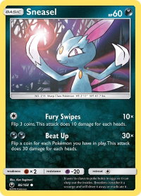 Sneasel - SM - Celestial Storm (CES) #86/168 - Common Pokémon Trading Card