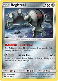 Registeel - SM - Celestial Storm (CES) #96/168 - Rare Pokémon Trading Card