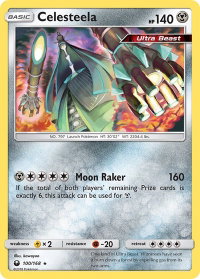 Celesteela - SM - Celestial Storm (CES) #100/168 - Holo Rare Pokémon Trading Card