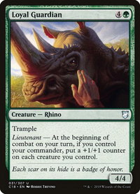 Loyal Guardian - Commander 2018 (C18) #31 - Uncommon Magic: The Gathering Trading Card