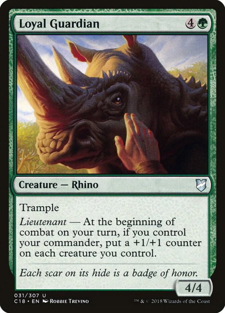 Loyal Guardian - Commander 2018 Magic: The Gathering trading card