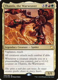 Thantis, the Warweaver - Commander 2018 (C18) #46 - Mythic Magic: The Gathering Trading Card