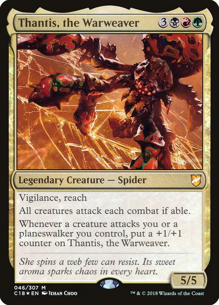 Thantis, the Warweaver - Commander 2018 Magic: The Gathering trading card