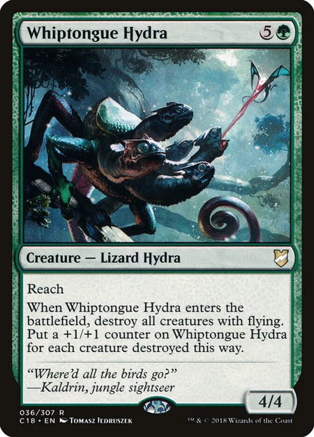 Whiptongue Hydra - Commander 2018 Magic: The Gathering trading card