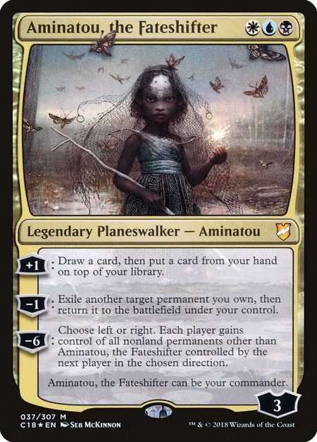Aminatou, the Fateshifter - Commander 2018 Magic: The Gathering trading card