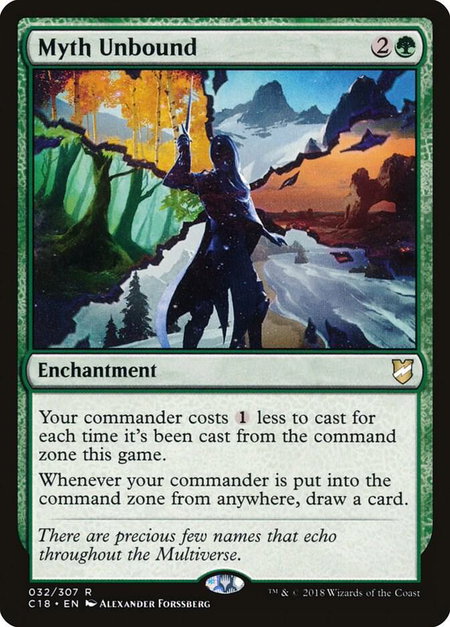 Myth Unbound - Commander 2018 Magic: The Gathering trading card