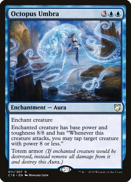 Octopus Umbra - Commander 2018 Magic: The Gathering trading card