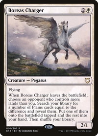 Boreas Charger - Commander 2018 (C18) #1 - Rare Magic: The Gathering Trading Card