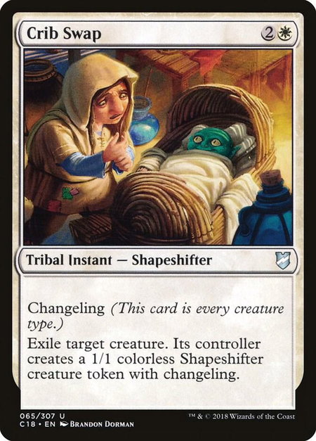 Crib Swap - Commander 2018 Magic: The Gathering trading card