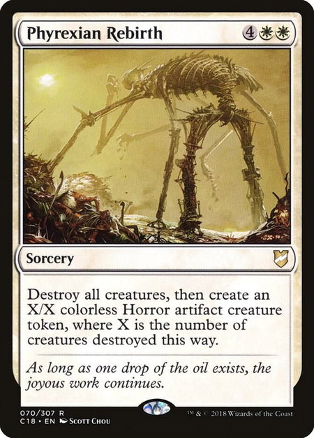 Phyrexian Rebirth - Commander 2018 Magic: The Gathering trading card