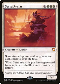 Serra Avatar - Commander 2018 (C18) #73 - Mythic Magic: The Gathering Trading Card