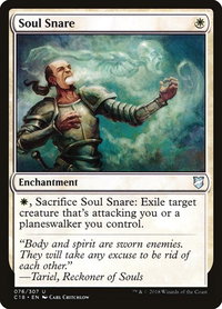 Soul Snare - Commander 2018 (C18) #76 - Uncommon Magic: The Gathering Trading Card