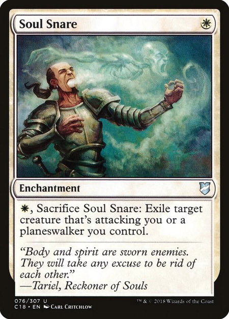Soul Snare - Commander 2018 Magic: The Gathering trading card