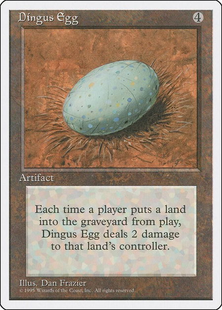 Dingus Egg - Fourth Edition Magic: The Gathering trading card
