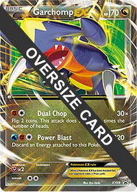 Garchomp EX - XY09 (XY Black Star Promo) - Jumbo Cards (PR) #XY09 - Promo Pokémon Trading Card