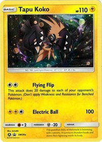 Tapu Koko - SM30a - Alternate Art Promos (PR) #SM30a - Rare Pokémon Trading Card