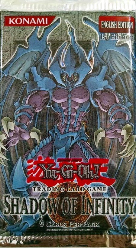 Shadow of Infinity Booster Pack [1st Edition] - Shadow of Infinity YuGiOh trading card