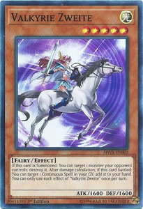 Valkyrie Zweite - Shadows in Valhalla (SHVA) #SHVA-EN002 - Super Rare YuGiOh Trading Card
