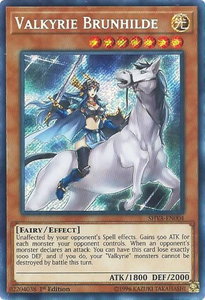 Valkyrie Brunhilde - Shadows in Valhalla (SHVA) #SHVA-EN004 - Secret Rare YuGiOh Trading Card