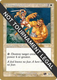 Intrepid Hero - 2002 Brian Kibler (7ED) (SB) - World Championship Decks (WCD) #bk22sb - Special Magic: The Gathering Trading Card