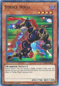 Strike Ninja - Shadows in Valhalla (SHVA) #SHVA-EN021 - Super Rare YuGiOh Trading Card