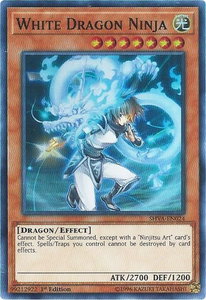 White Dragon Ninja - Shadows in Valhalla (SHVA) #SHVA-EN024 - Super Rare YuGiOh Trading Card