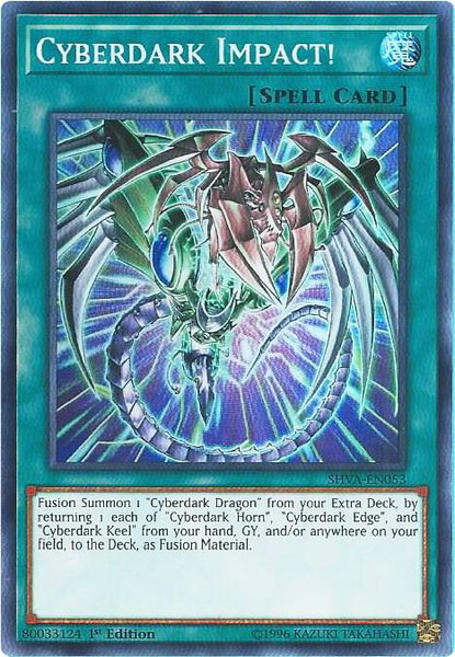 Cyberdark Impact! trading card from Shadows in Valhalla Cyberdark Impact! - Shadows in Valhalla YuGiOh trading card