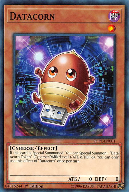 Datacorn trading card from Structure Deck: Powercode Link Datacorn - Structure Deck: Powercode Link YuGiOh trading card