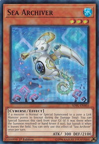 Sea Archiver - Structure Deck: Powercode Link (SDPL) #SDPL-EN003 - Super Rare YuGiOh Trading Card