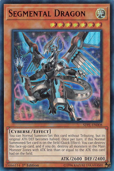 Segmental Dragon - Structure Deck: Powercode Link YuGiOh trading card