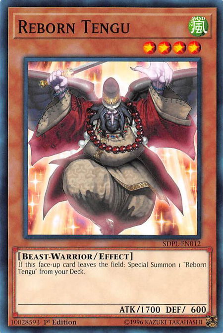 Reborn Tengu trading card from Structure Deck: Powercode Link Reborn Tengu - Structure Deck: Powercode Link YuGiOh trading card