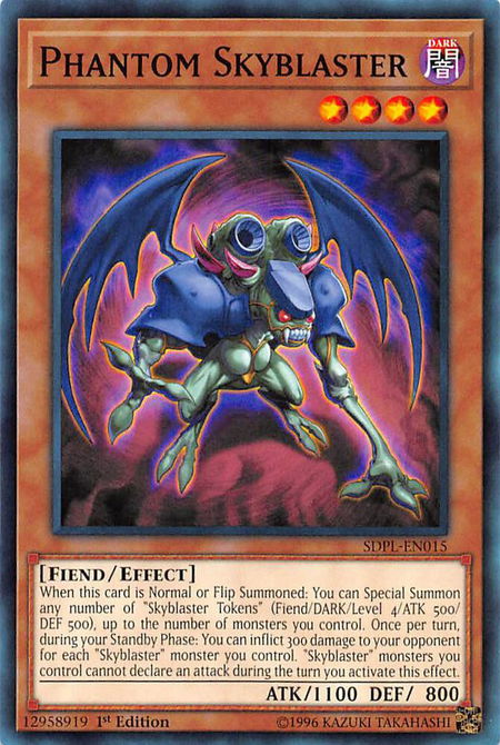 Phantom Skyblaster trading card from Structure Deck: Powercode Link Phantom Skyblaster - Structure Deck: Powercode Link YuGiOh trading card