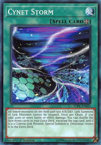 Cynet Storm - Structure Deck: Powercode Link (SDPL) #SDPL-EN021 - Common / Short Print YuGiOh Trading Card